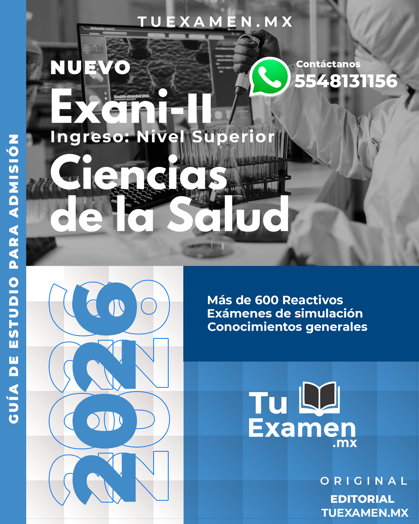 Guía Ceneval EXANI-II Módulo Ciencias de la Salud (Premedicina) - 2026