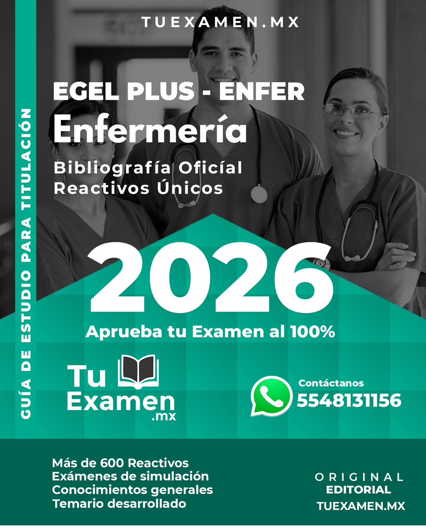 Guía Ceneval EGEL Enfermería - Titulación 2026
