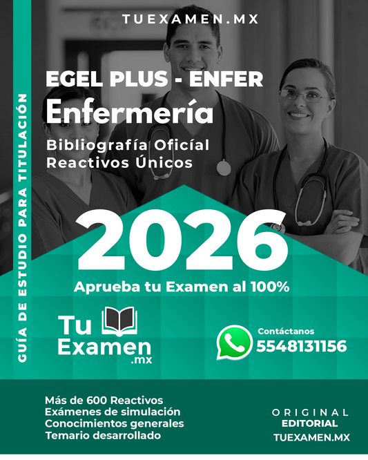 Guía Ceneval EGEL Enfermería - Titulación 2026