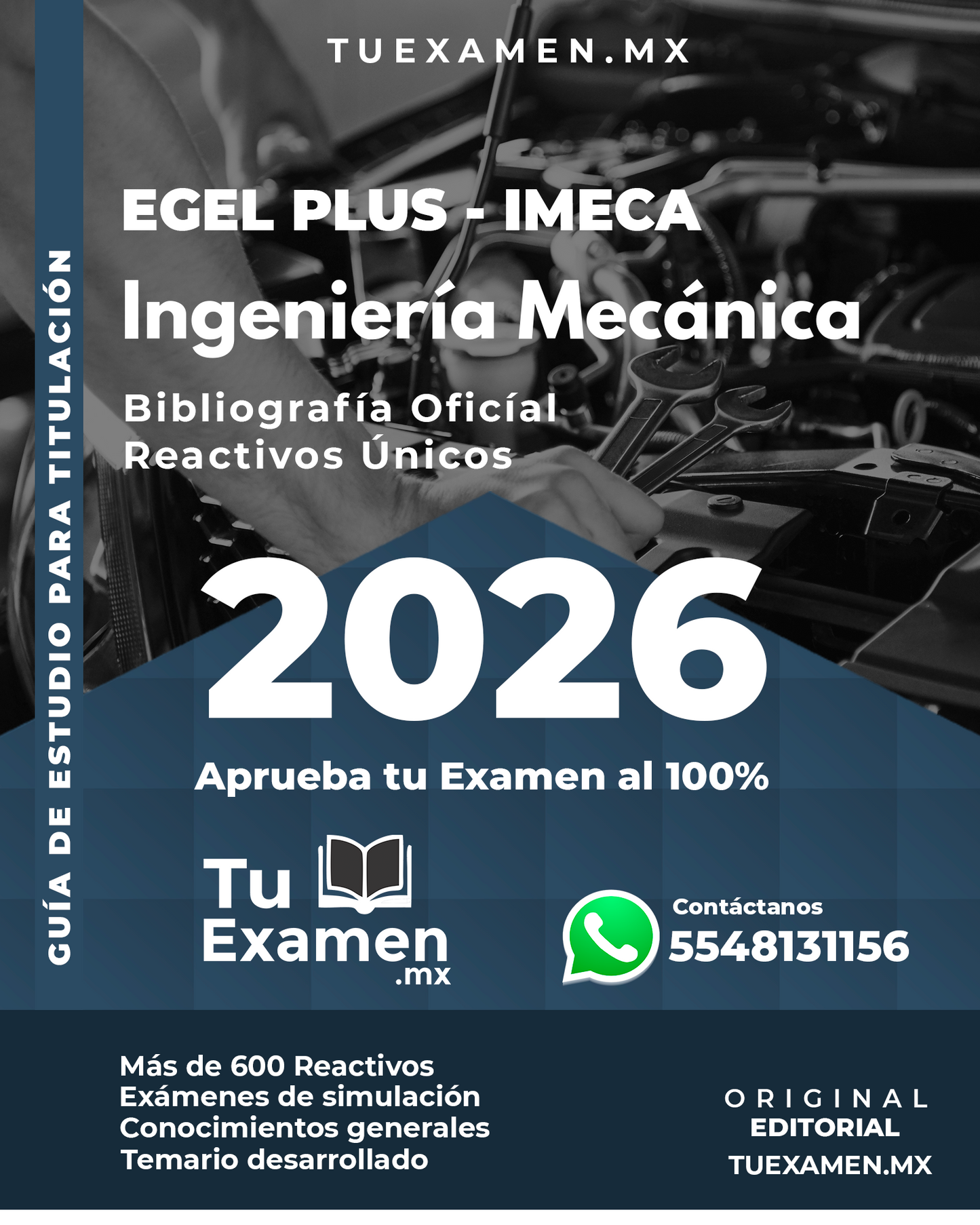 Guía Ceneval EGEL Plus Ingeniería Mecánica - Titulación 2026