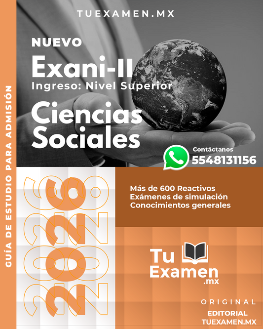 Guía Ceneval EXANI-II Módulo Ciencias Sociales - 2026