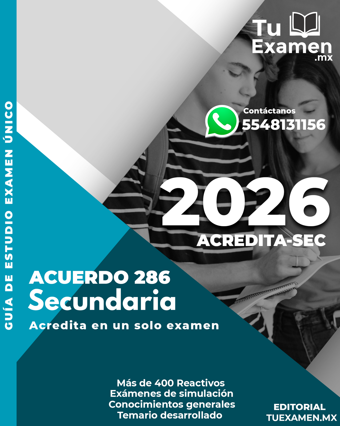 Guía Ceneval Acuerdo 286 ACREDITA-SEC Secundaria Examen Único