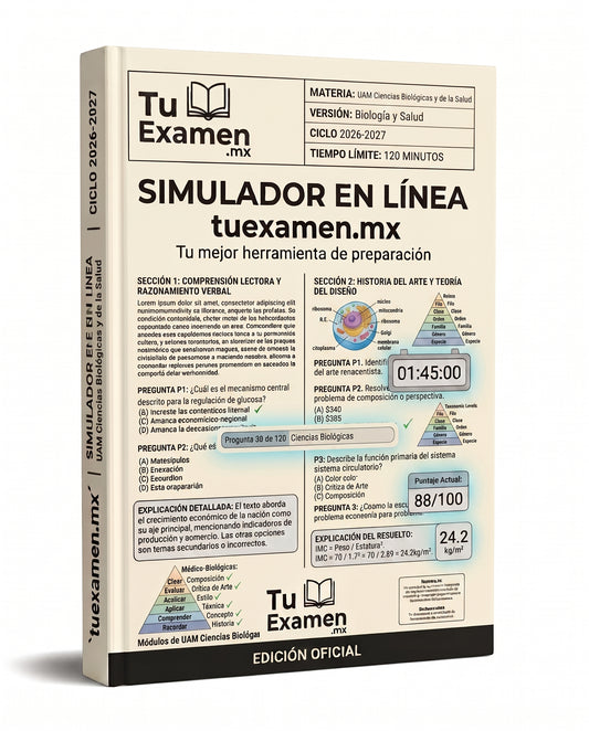 Simulador UAM Ciencias Biológicas y de la Salud: