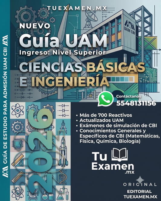Guía UAM para Ciencias Básicas, recursos esenciales que facilitan tu aprendizaje y éxito académico