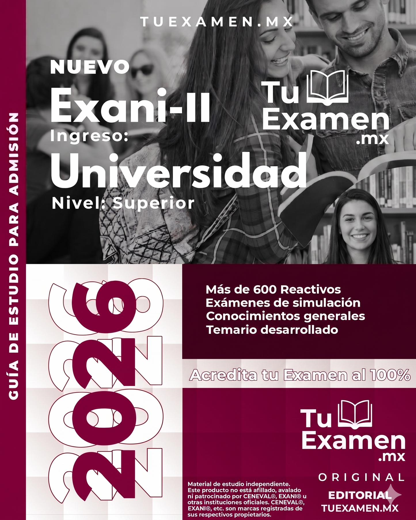 Guía EXANI-II 2026: Ingreso Universidad