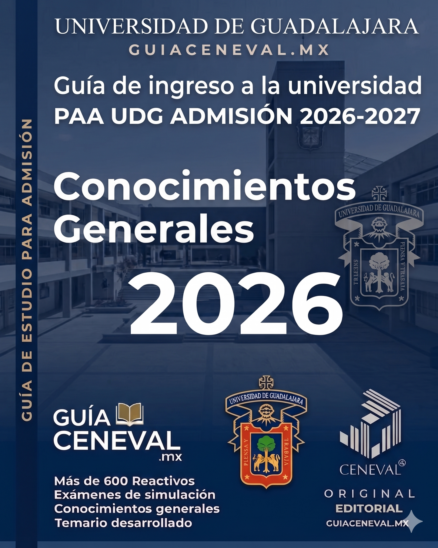 Guía de estudios PAA UDG Licenciatura, ingeniería 2026