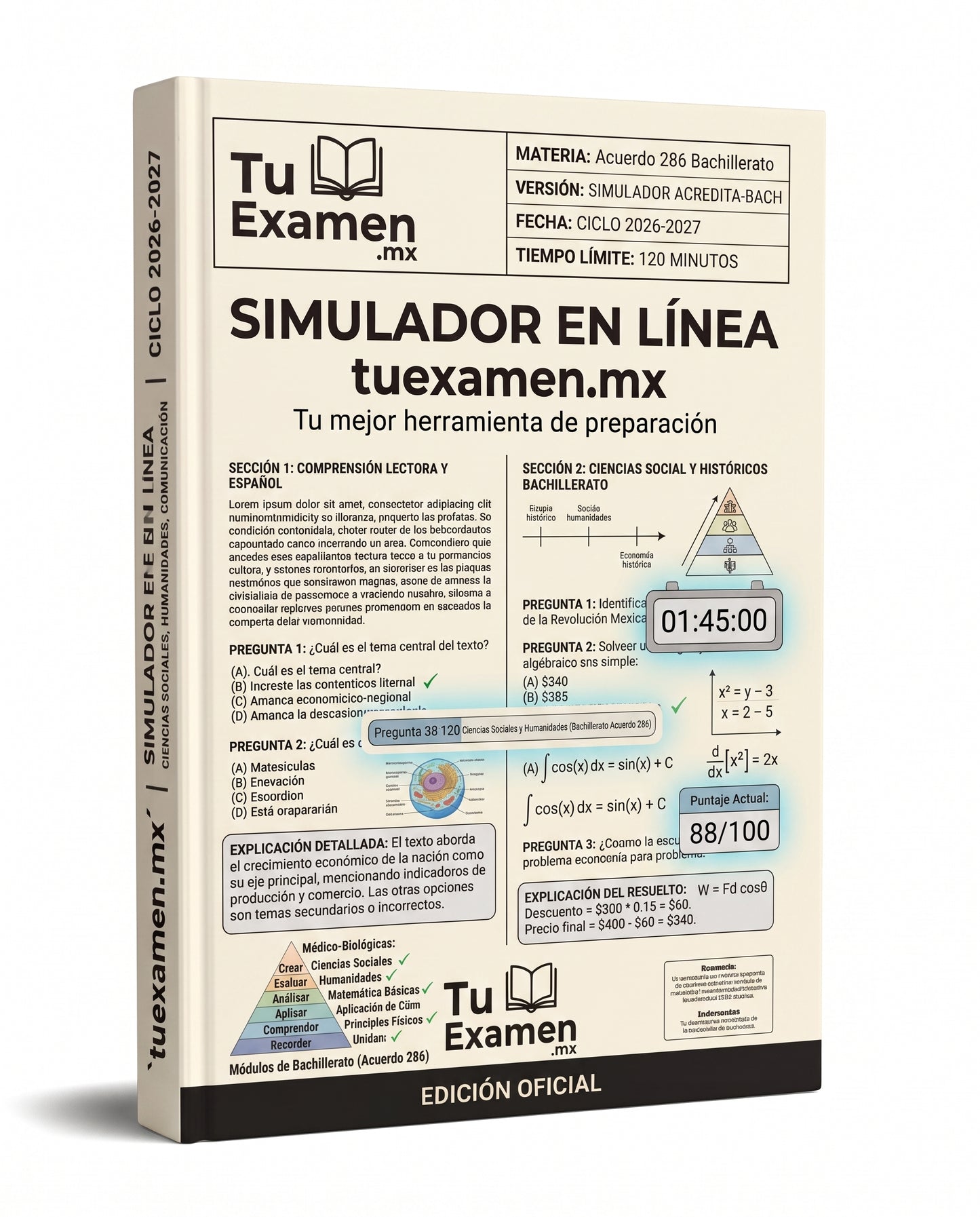 Simulador Ceneval Acuerdo 286 Bachillerato - Acredita-Bach