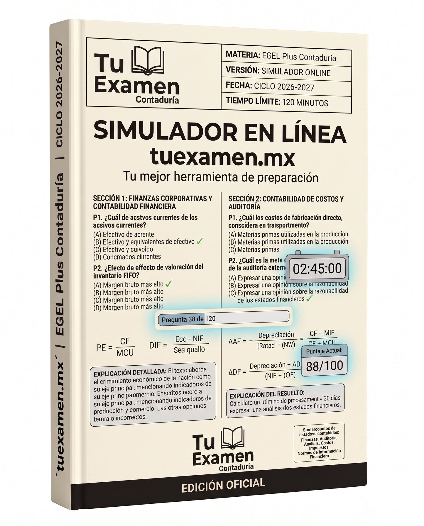 Simulador Ceneval EGEL Plus Contaduría