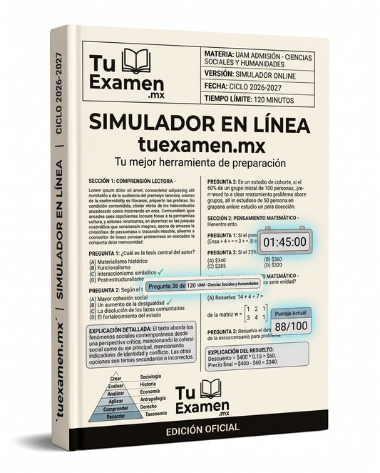 Simulador UAM - Ciencias Sociales y Humanidades