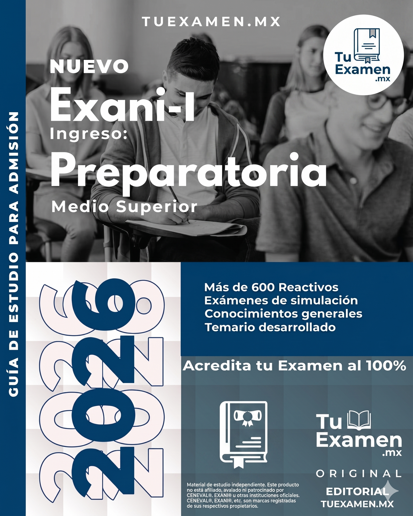 Guía Ceneval EXANI-I 2026: Ingreso a Preparatoria