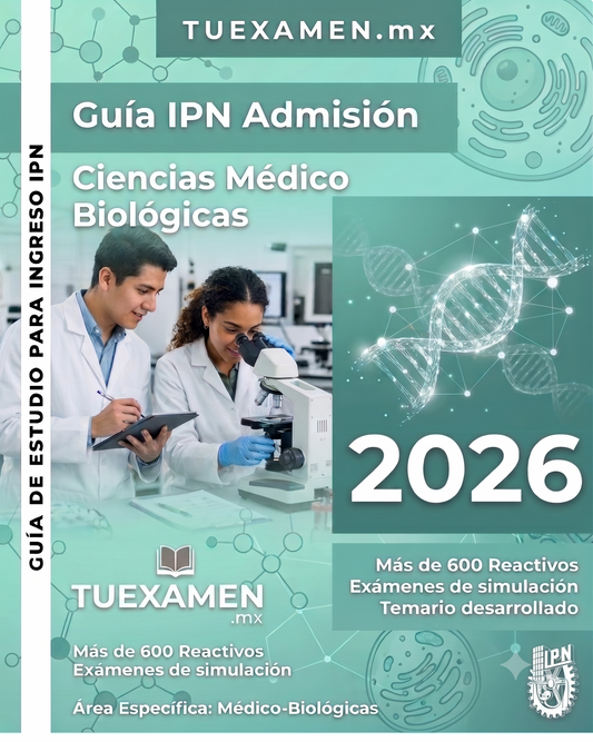 Guía IPN Área 2 Admisión 2026